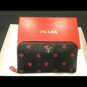 Prada Valentine Heart Limited Edition wallet